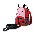 Skip Hop Zoo-Let Mini Backpack with Rein - Ladybug حقيبة الغذاء على شكل خنفساء من سكيب هوب