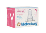 Life Factory Nipples 2 Pack Y-Cut