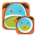 Skip Hop Melamine Plate & Bowl Set Dog    سكيب هوب- مجموعة أطباق مائدة-كلب