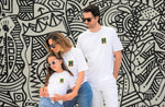 mine Saudi EMBLEM white T Shirt / شعار سعودية تي شرت ابيض