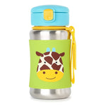 Skip Hop Zoo Stainless Straw Bottle Giraffe زمزمية ماء ستانلس ستيل زرافة  من سكيب