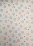 Gift wrap little goose pattern blue&pink  تغليف هدية نقشة الأوز الصغير وردي & سماوي