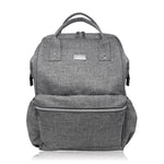 Isoki Elliot Backpack Changing Bag Grey Melange  حقيبة ظهر  تغيير الطفل   رمادي