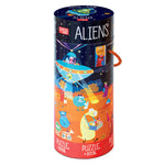 Sassi Junior - Aliens Book & Giant Puzzle  كتاب وبازل كبير كائنات فضائية من ماركة ساسي جونير