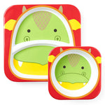 Skip Hop Melamine Plate & Bowl Set Dragon  مجموعة أطباق مائدة على شكل تنين من سكيب هوب