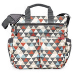 Skip Hop Duo Signature Diaper Triangles Bag  شنطة الحفاضات ديو بشعار سكيب هوب - برسمة مثلثة